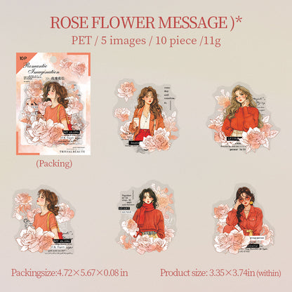 #02859 Fantasy Romantic Series Sticker