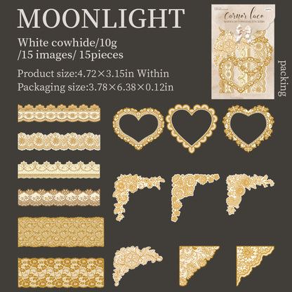 #02471 Lace Frame  Series Sticker