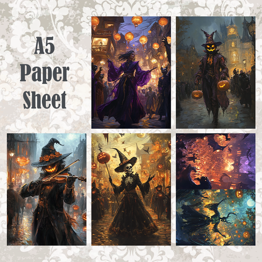 #5A17 POI Print A5 Cardstock Paper Set 10 Pcs