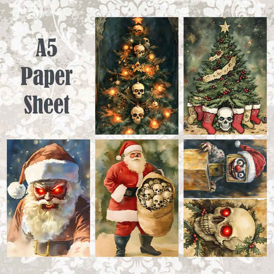 #5A186 POI Print A5 Cardstock Paper Set 10 Pcs