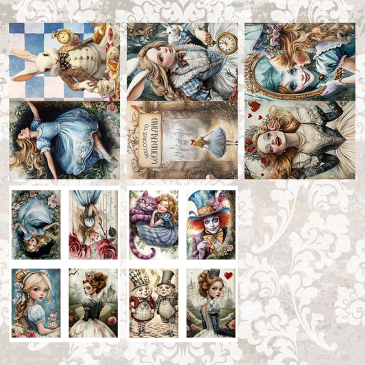 #5A189 POI Print A5 Cardstock Paper Set 10 Pcs