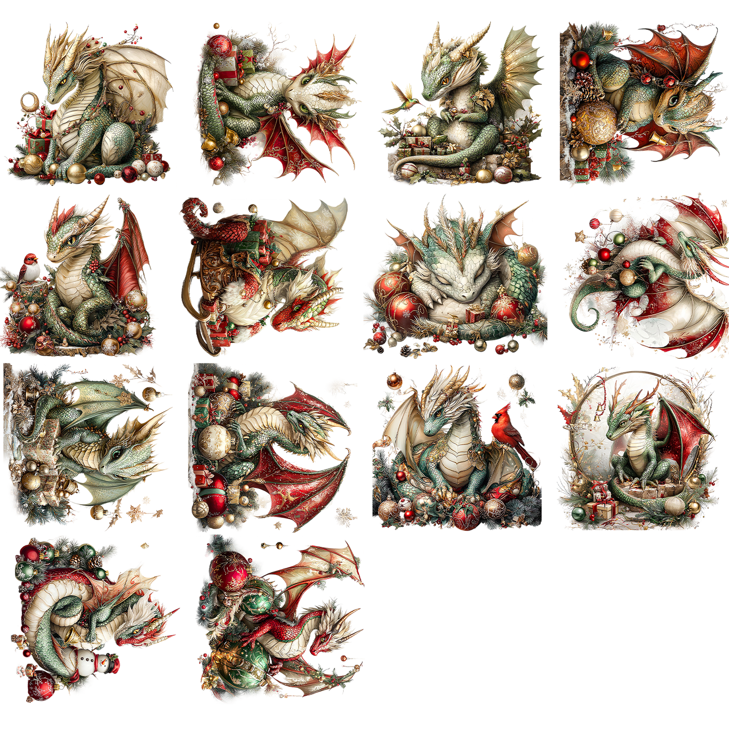 #03220 Customized PET Tape Chrsitmas Dragon