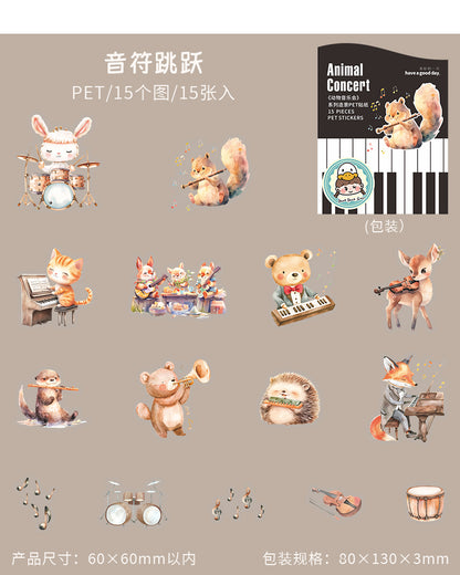 #02622 Animal Concert Series Sticker
