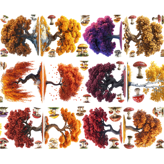 #03222 Customized PET Tape Autumn Tree