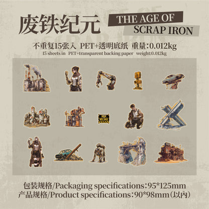 #02589 Scrap Iron Series Sticker