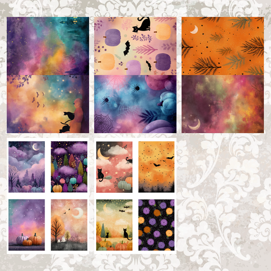 #5A194 POI Print A5 Cardstock Paper Set 10 Pcs