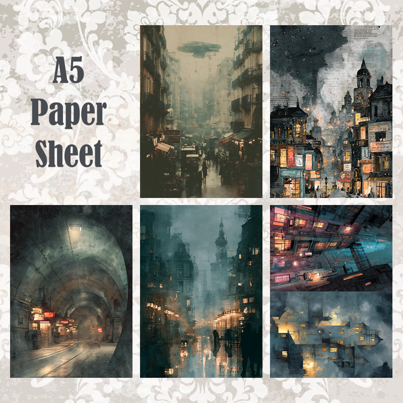 #5A198 POI Print A5 Cardstock Paper Set 10 Pcs