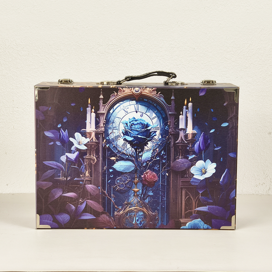 #01199 Customized Pattern Wooden Suitcase