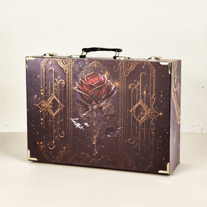 #01199 Customized Pattern Wooden Suitcase