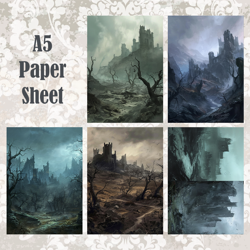 #5A19 POI Print A5 Cardstock Paper Set 10 Pcs