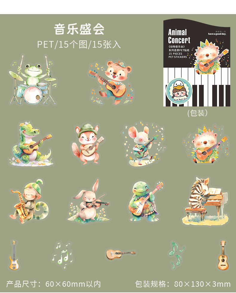#02622 Animal Concert Series Sticker