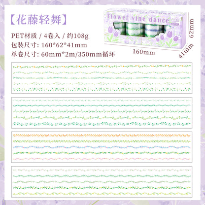 #03108 Flower Wave Series Precut Tape