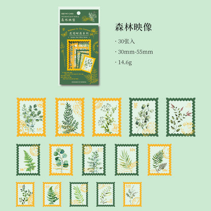 #02344 Golden Stamp Series Sticker