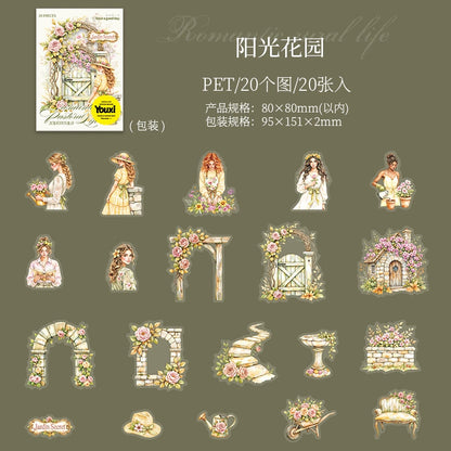 #02797 Romantic Series Sticker
