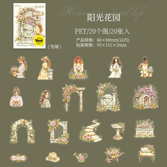 #02797 Romantic Series Sticker