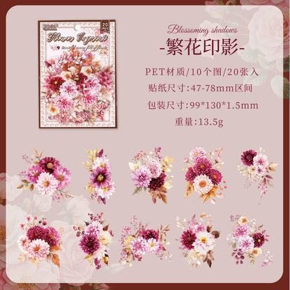 #02792 Flower Bundle Series Sticker
