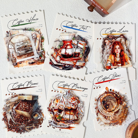 #02464 Coffe Series Sticker