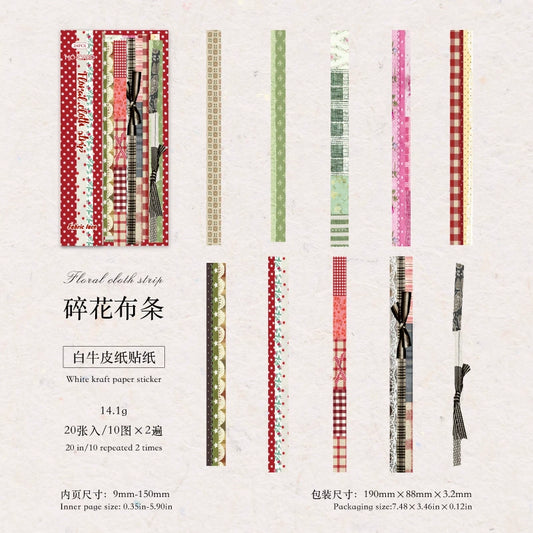 #02783 Cloth Edge Series Sticker