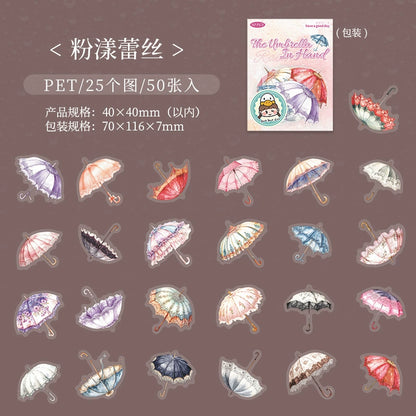 #02794 Fantasy Umberlla Series Sticker