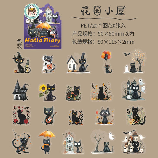 #02833 Helia Cat Series Sticker