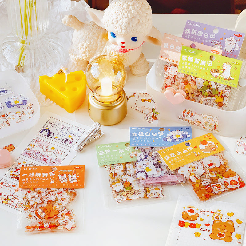 #02154 Cute Bear Series Sticker
