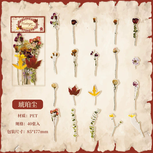 #02725 Plant/Flower Series Sticker
