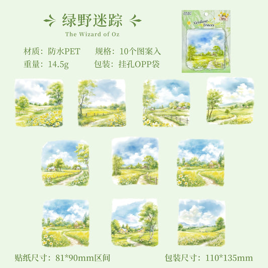 #02786 Four Season Scenery Series Sticker