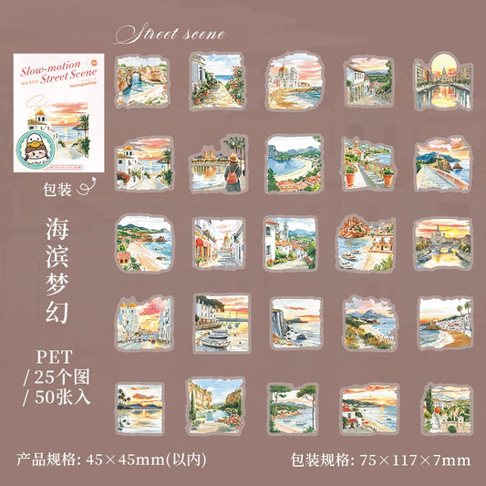 #02885 Scenery Series Sticker