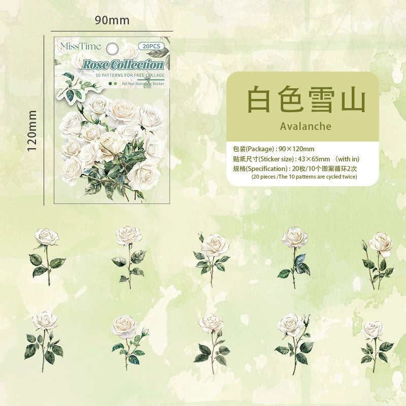 #02728 Rose Bundle Series Sticker
