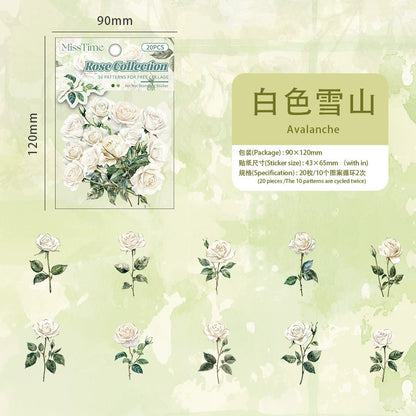 #02728 Rose Bundle Series Sticker
