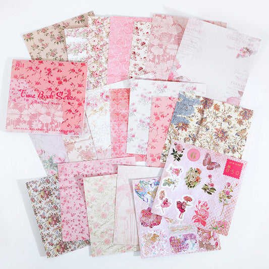 #02314 Retro Backgound Series Material Paper Book