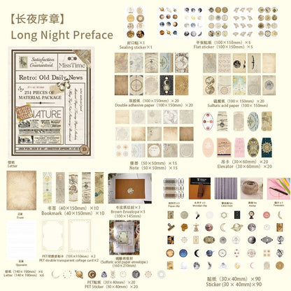#02820 Vintage mixed Series Material Pack