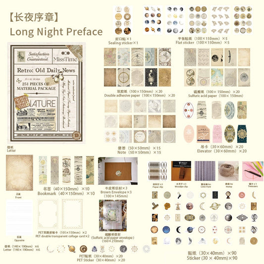 #02820 Vintage mixed Series Material Pack
