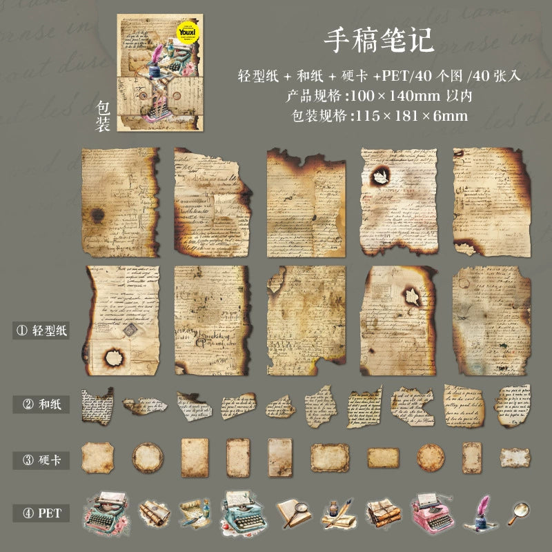 #02795 Burnt Memory Series Paper