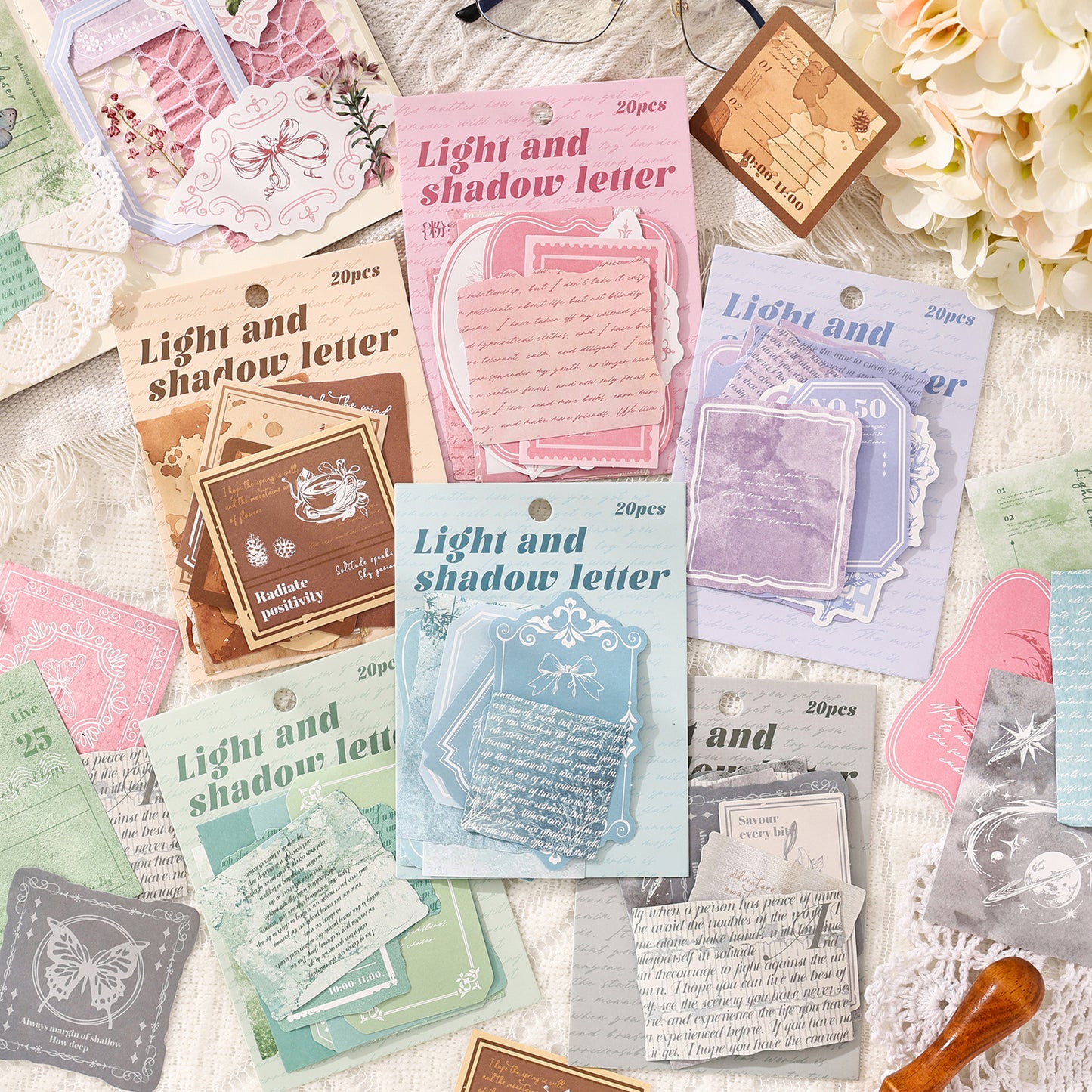 #02680 Letter Pieces Series Sticker