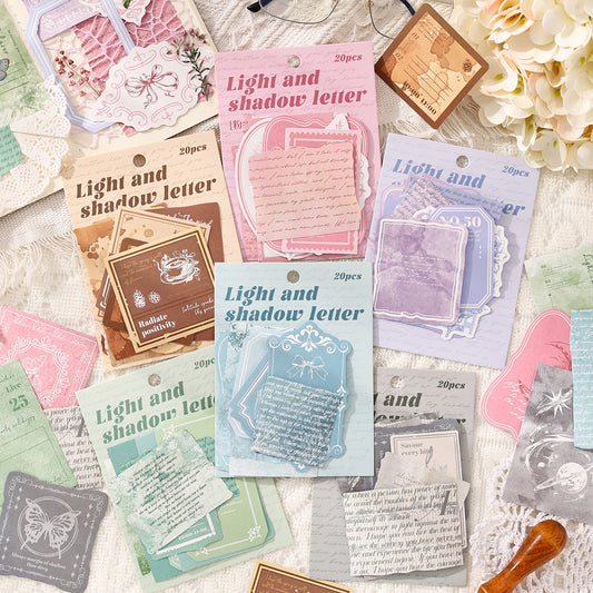#02680 Letter Pieces Series Sticker