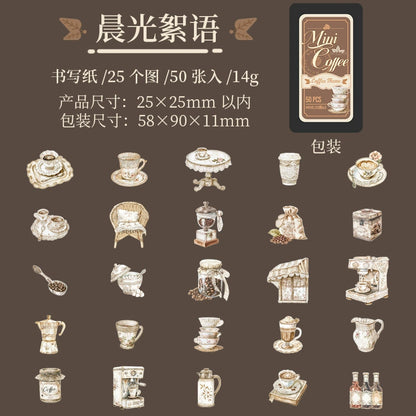 #02922 Mini Coffee Series Sticker