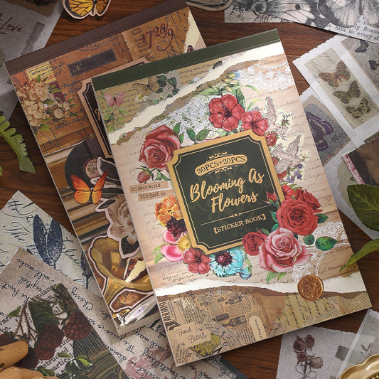 #02306 Butterfly and FlowerSeries Sticker Book