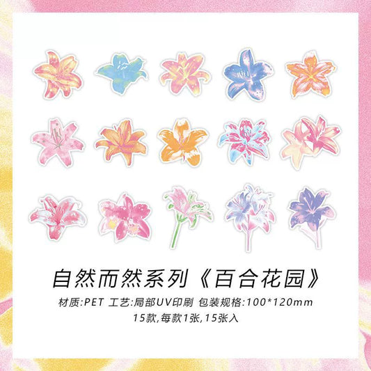 #02800 Spring Nature stuffs Series Sticker