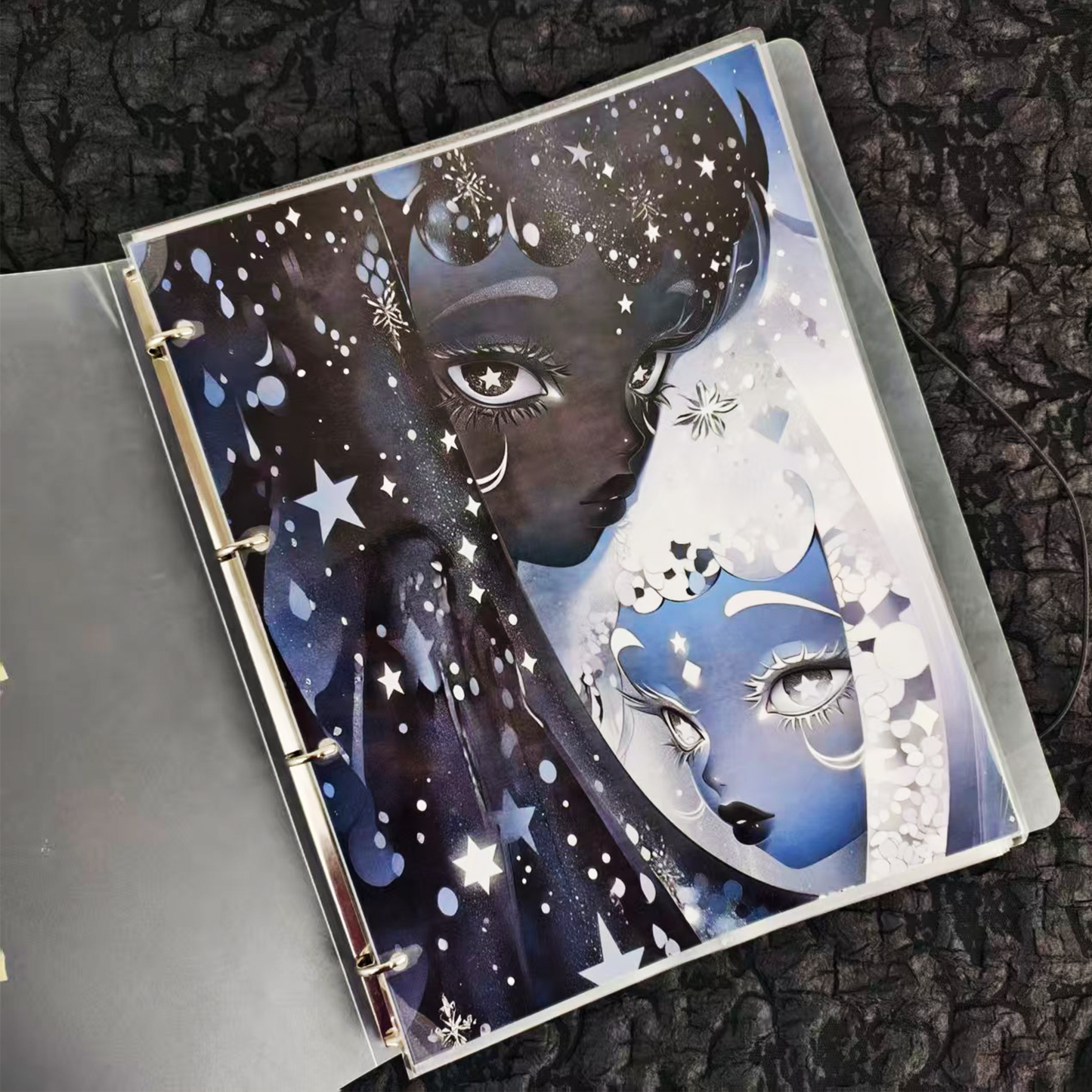 #04013 Loop Binder with Cover Page A4 Size Total 60 Pages