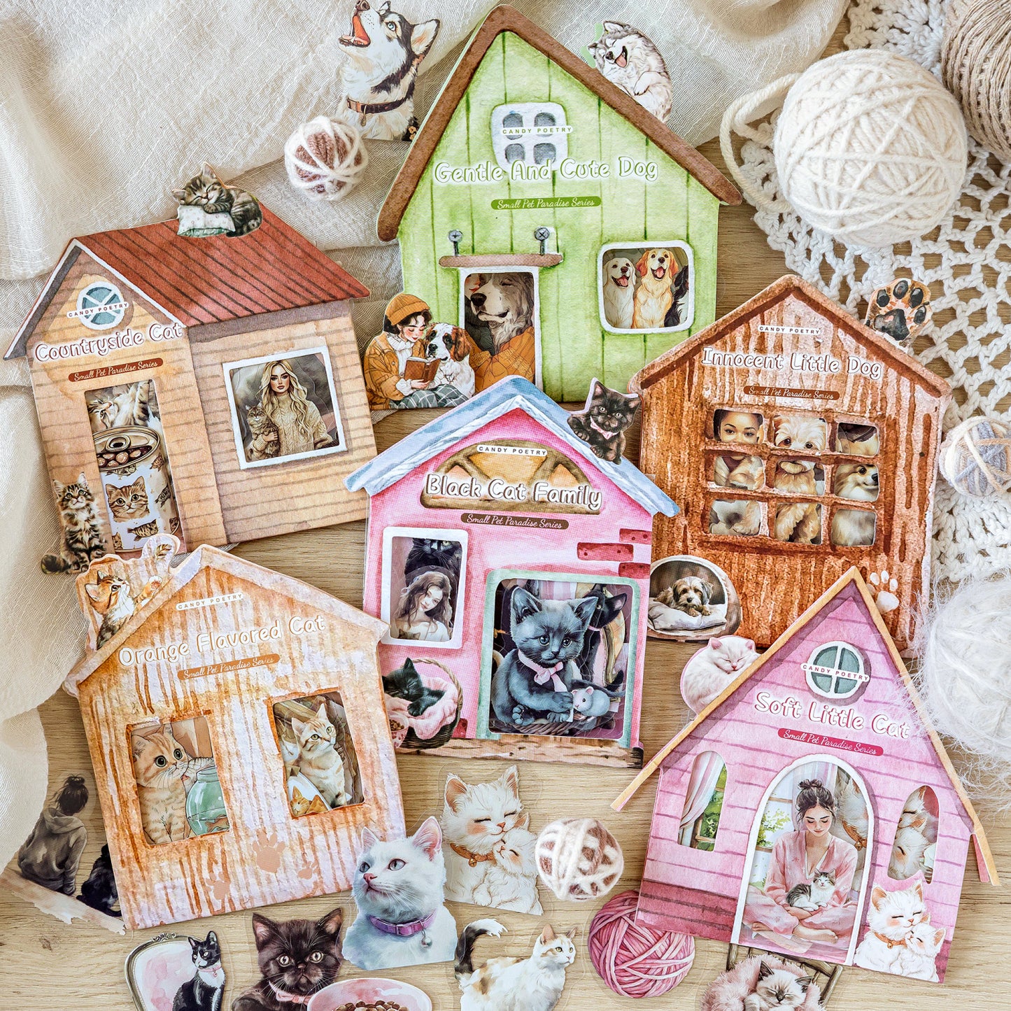 #02416 Home with Pet Series Sticker