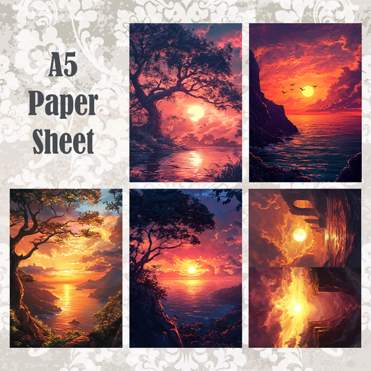 #1 POI Print A5 Cardstock Paper Set 10 Pcs