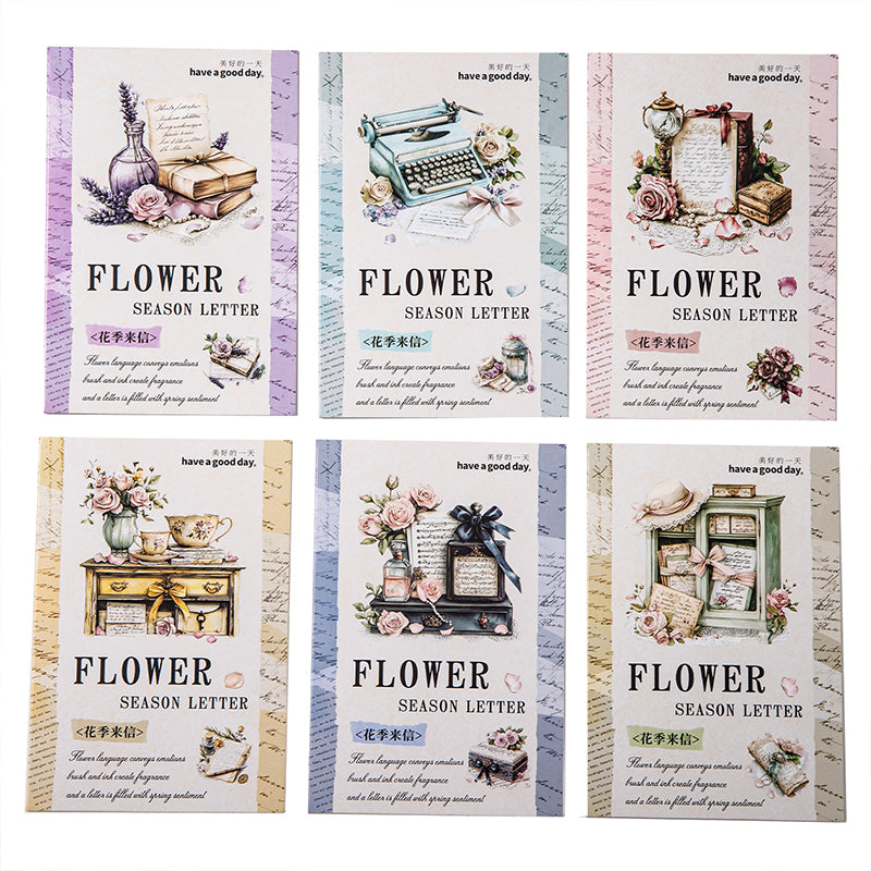 #02497 Flower in House  Series Sticker