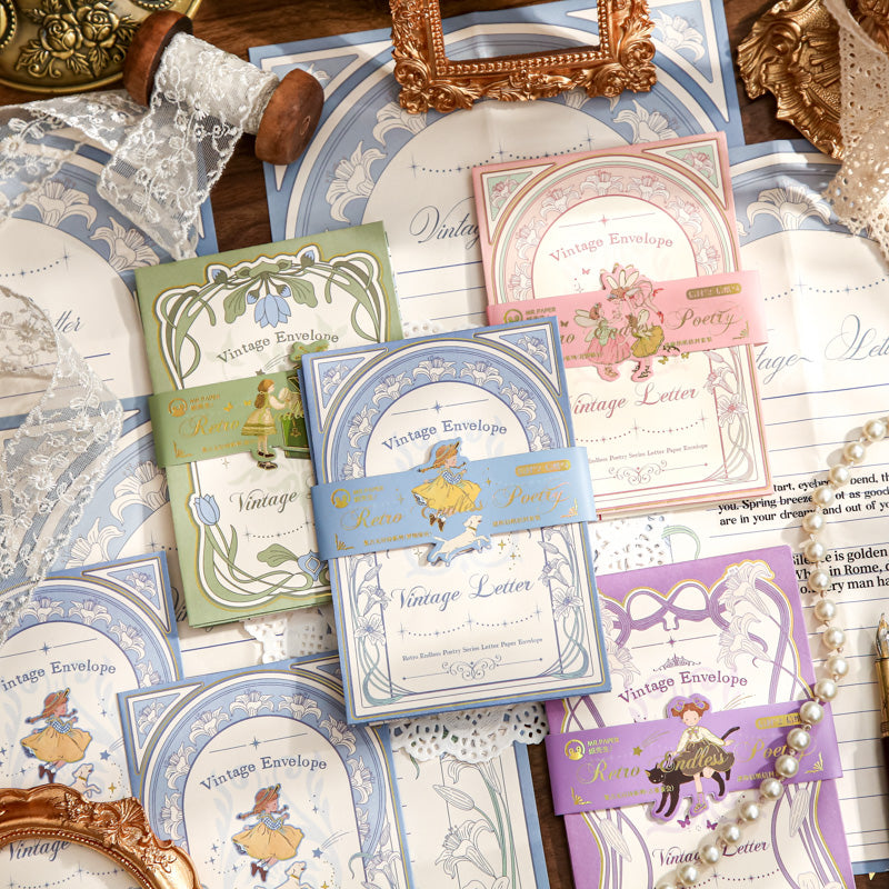 #02587 Vintage Envolope Series Material Paper