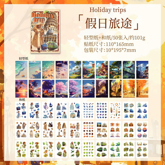 #02798 Beautiful Time Series Sticker