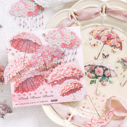 #02685 Flower Umberlla Series Sticker