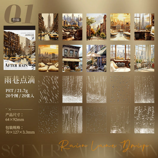 #02762 After Rain Series Sticker