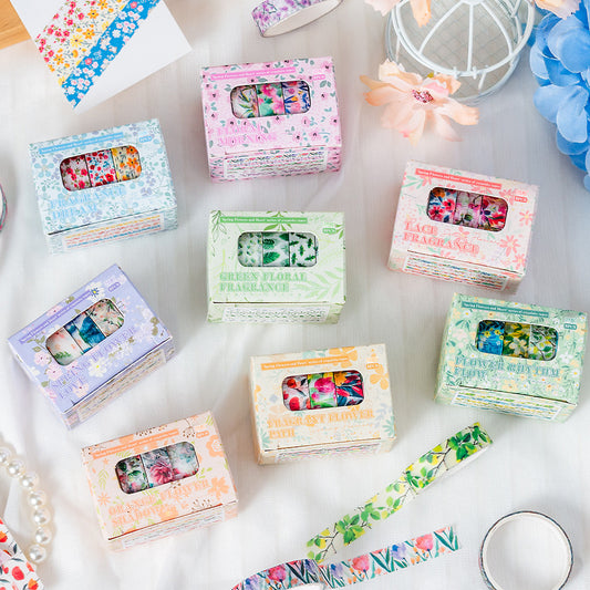 #03015 Spring Flower Series Tape 5 Rolls