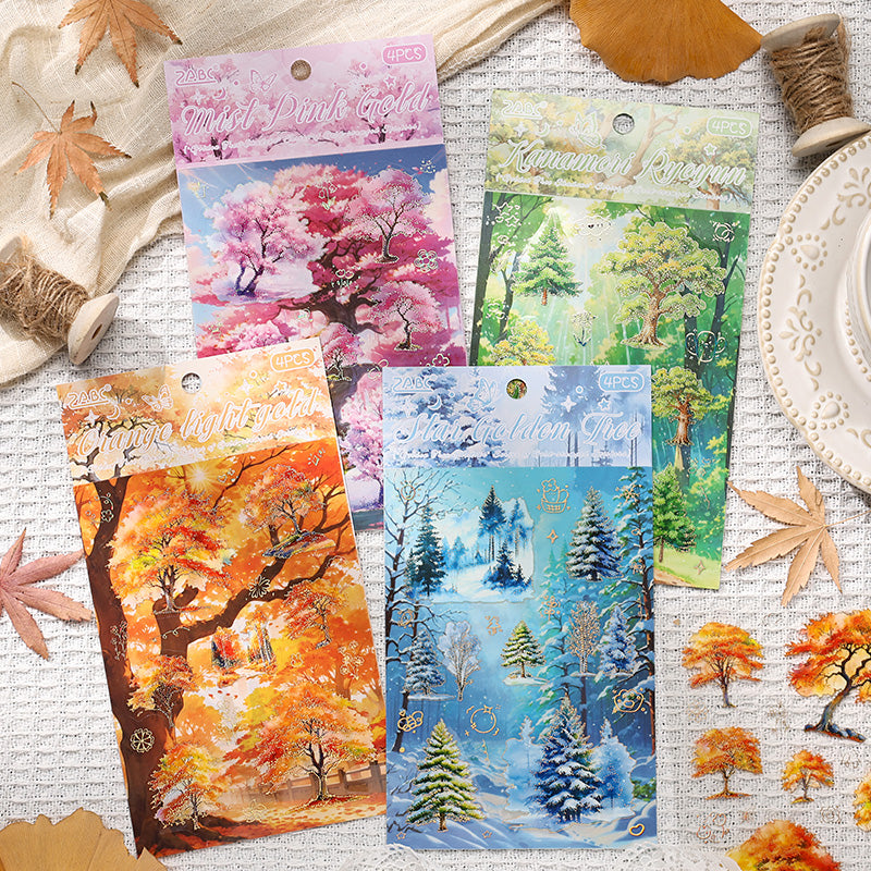 #02177 Seasons of the Trees Series Sticker
