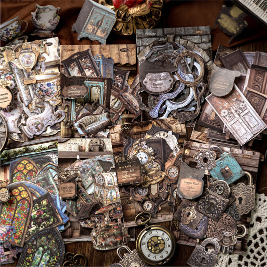 #02449 Vintage Stuffs Series Sticker